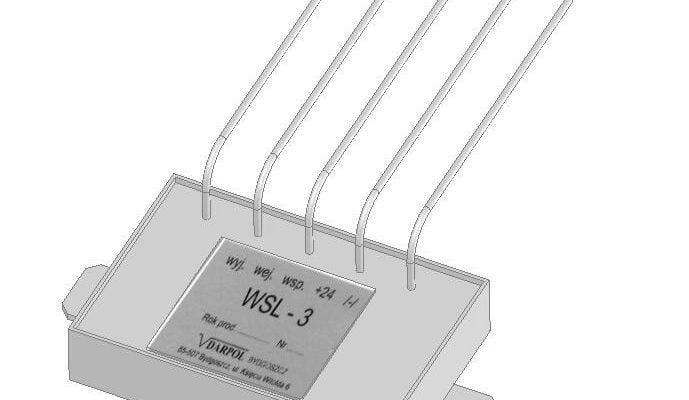 Wzmacniacz impulsów układu blokowania prędkości WSL3 -D DL-O 30 013-00