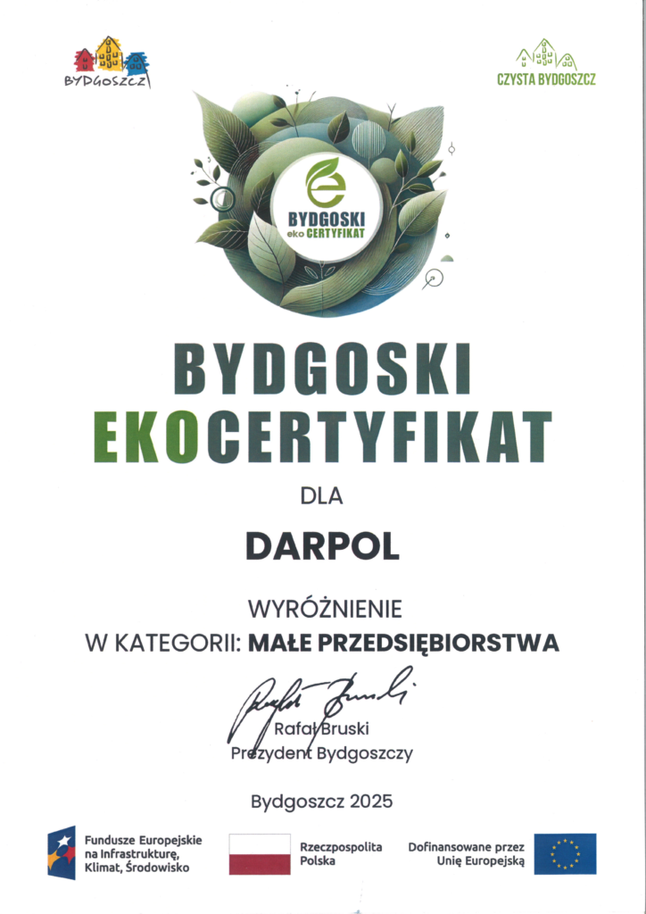 Bydgoski EKOcertyfikat