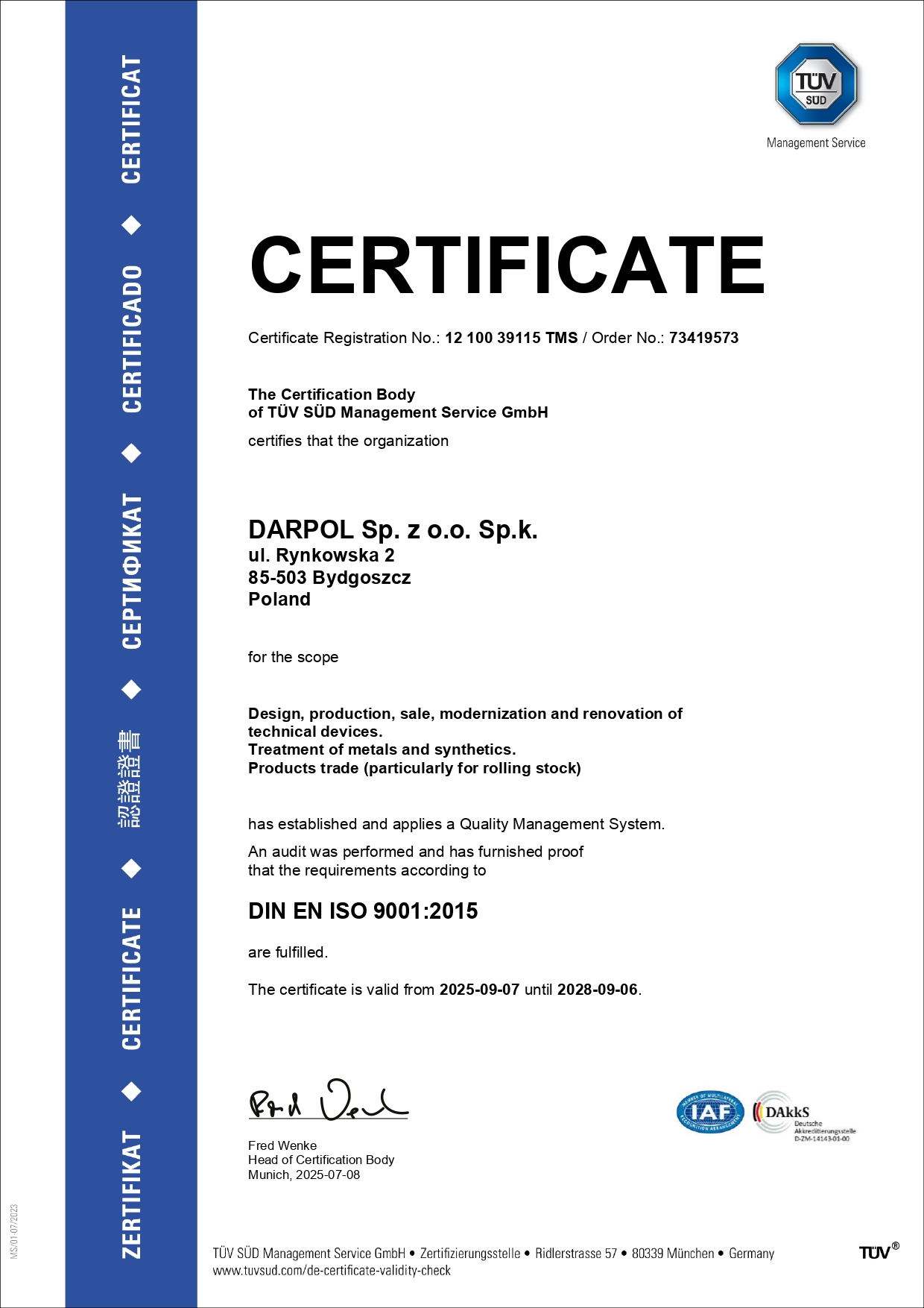Certyfikat ISO 9001_2015 2025 ENG