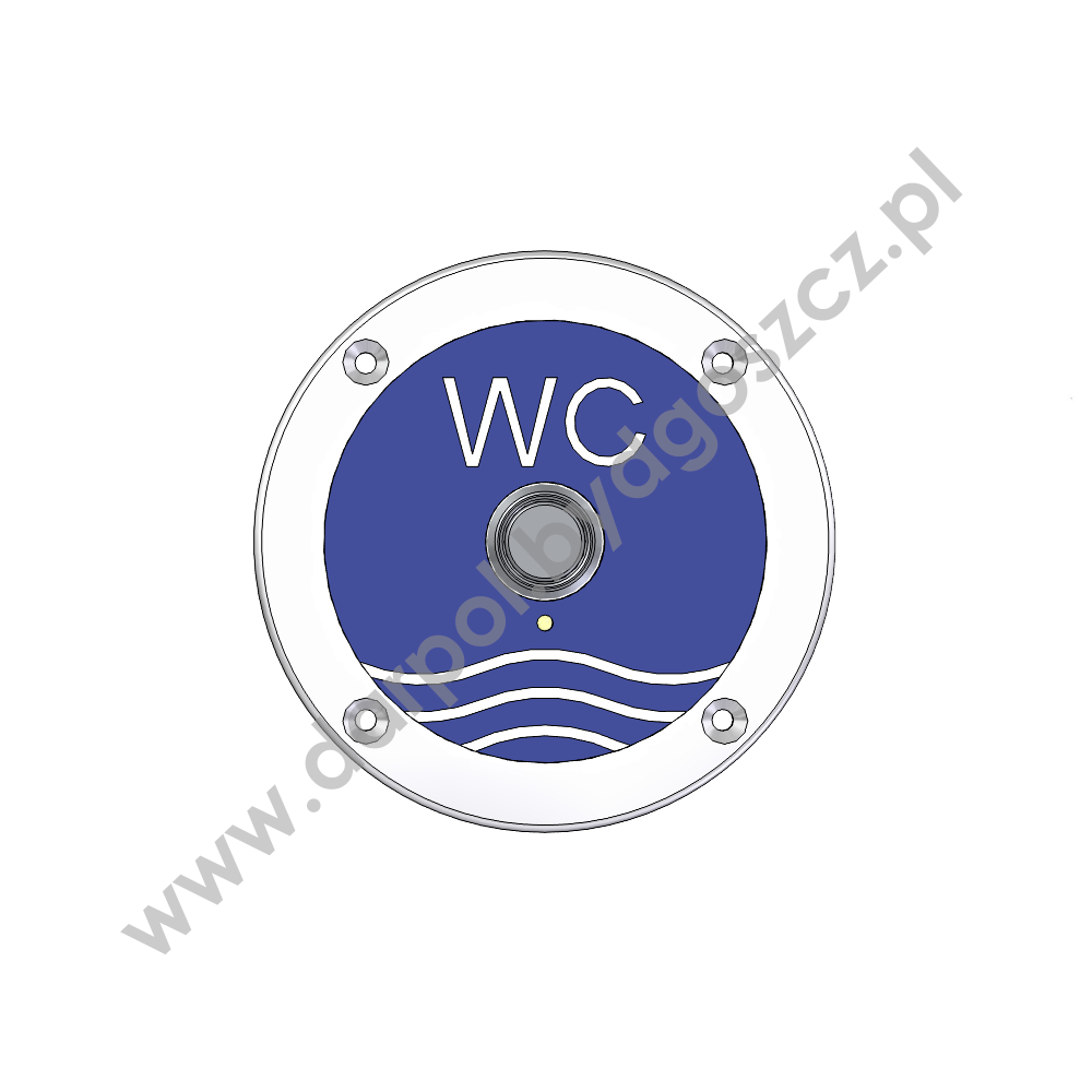 Przycisk WC do wody okrągły DL-30-011-13