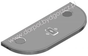 DL-36-009-01 Stolik z ładowarką indukcyjną i ładowarką USB