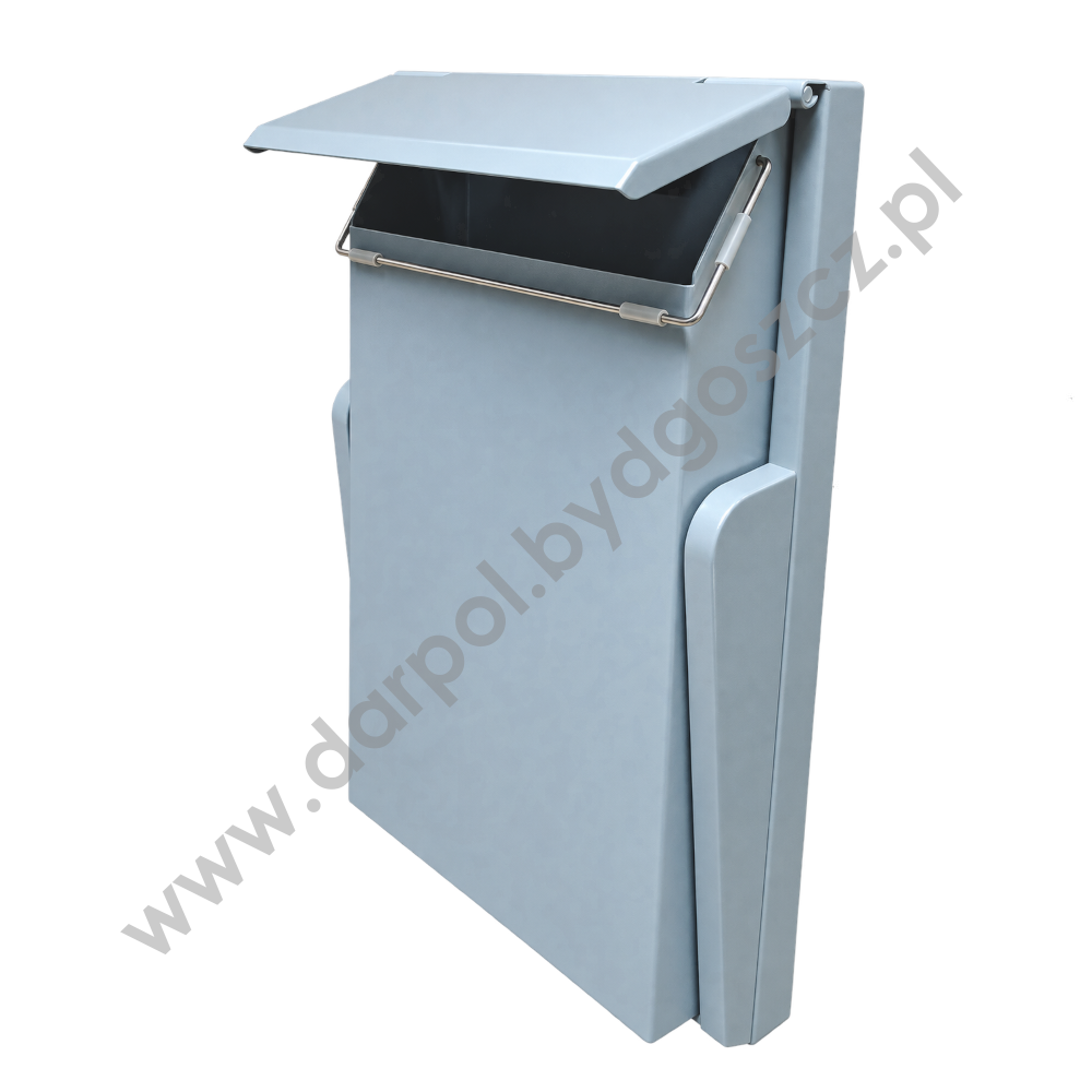 DL-38-005-00 Śmietniczka naścienna 10L Wall-mounted 10L dustpan DL-38-005-00