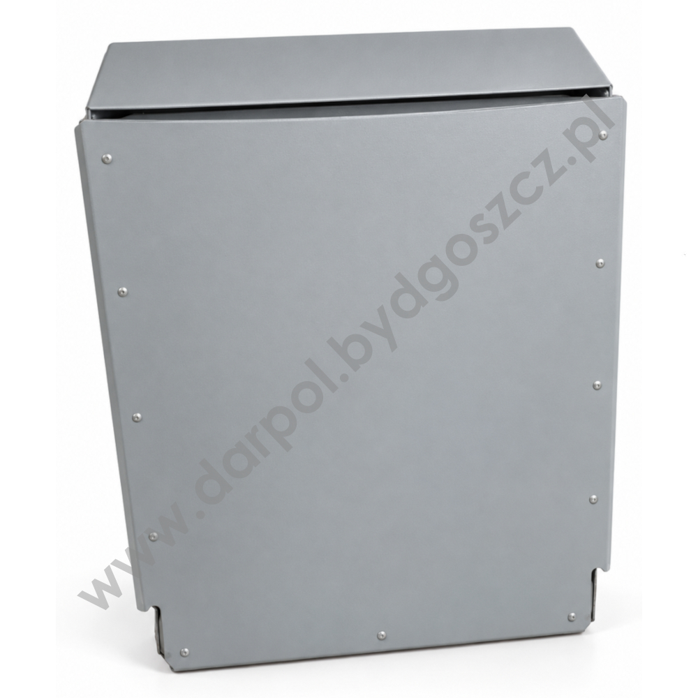 DL-O 13 010-00 Śmietniczka odchylna Swinging litter bin with side opening DL-O 13 010-00