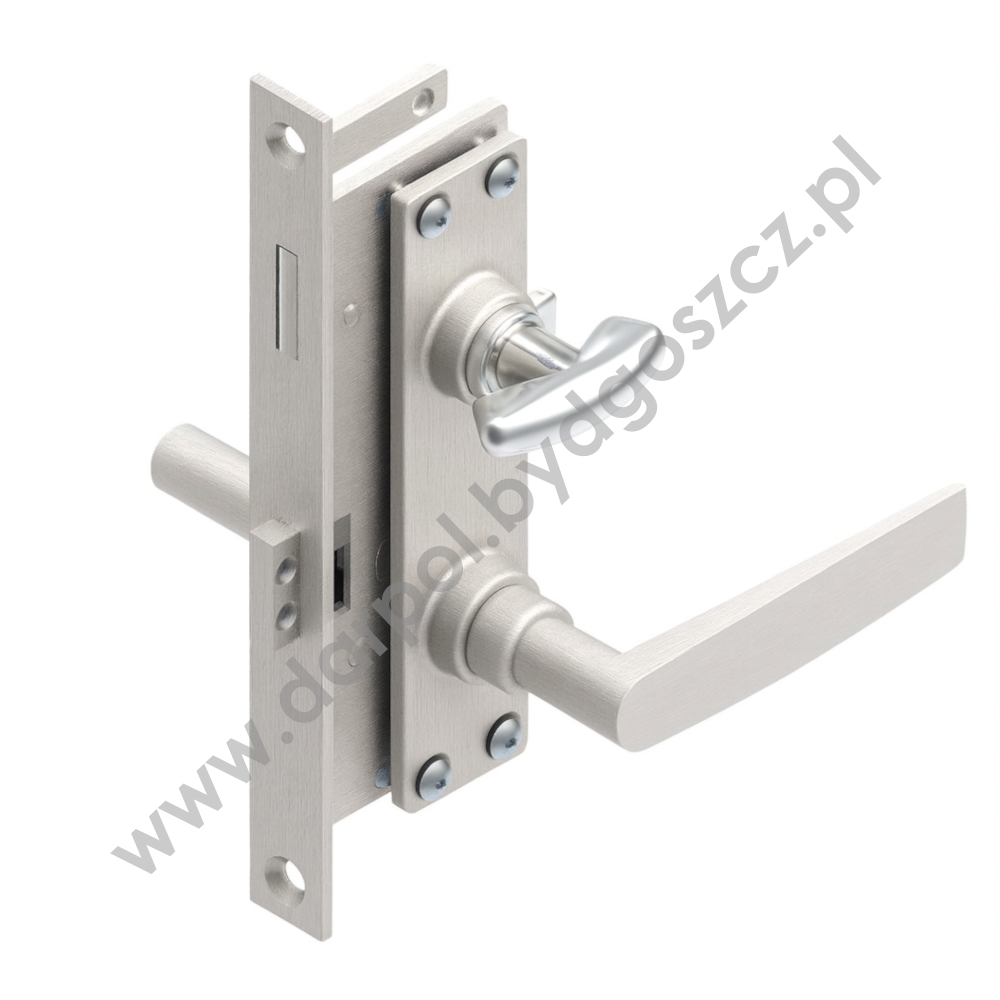 DL- o 13 008-00 Zamek drzwi wc prawy z prostym czołem