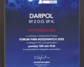 Forbes dla Darpol Bydgoszcz 2025