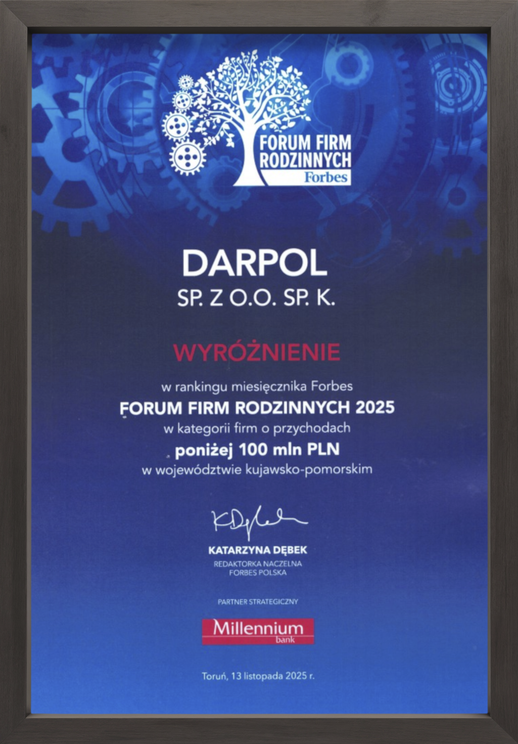 Forbes dla Darpol Bydgoszcz 2025