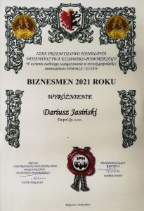 Dariusz Jasiński Biznesmen 2021 roku