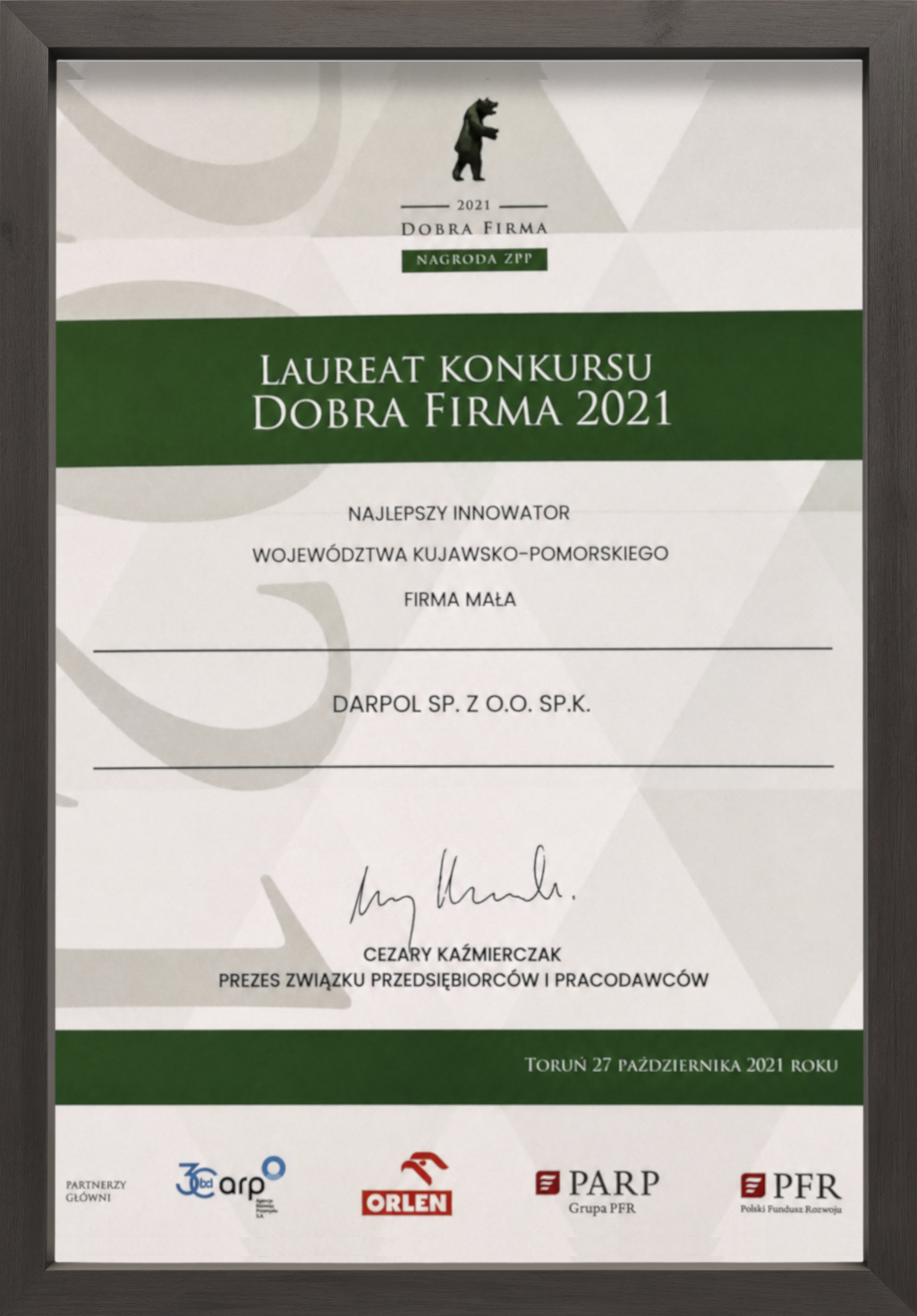 Najlepszy Innowator_Dobra Firma 2021