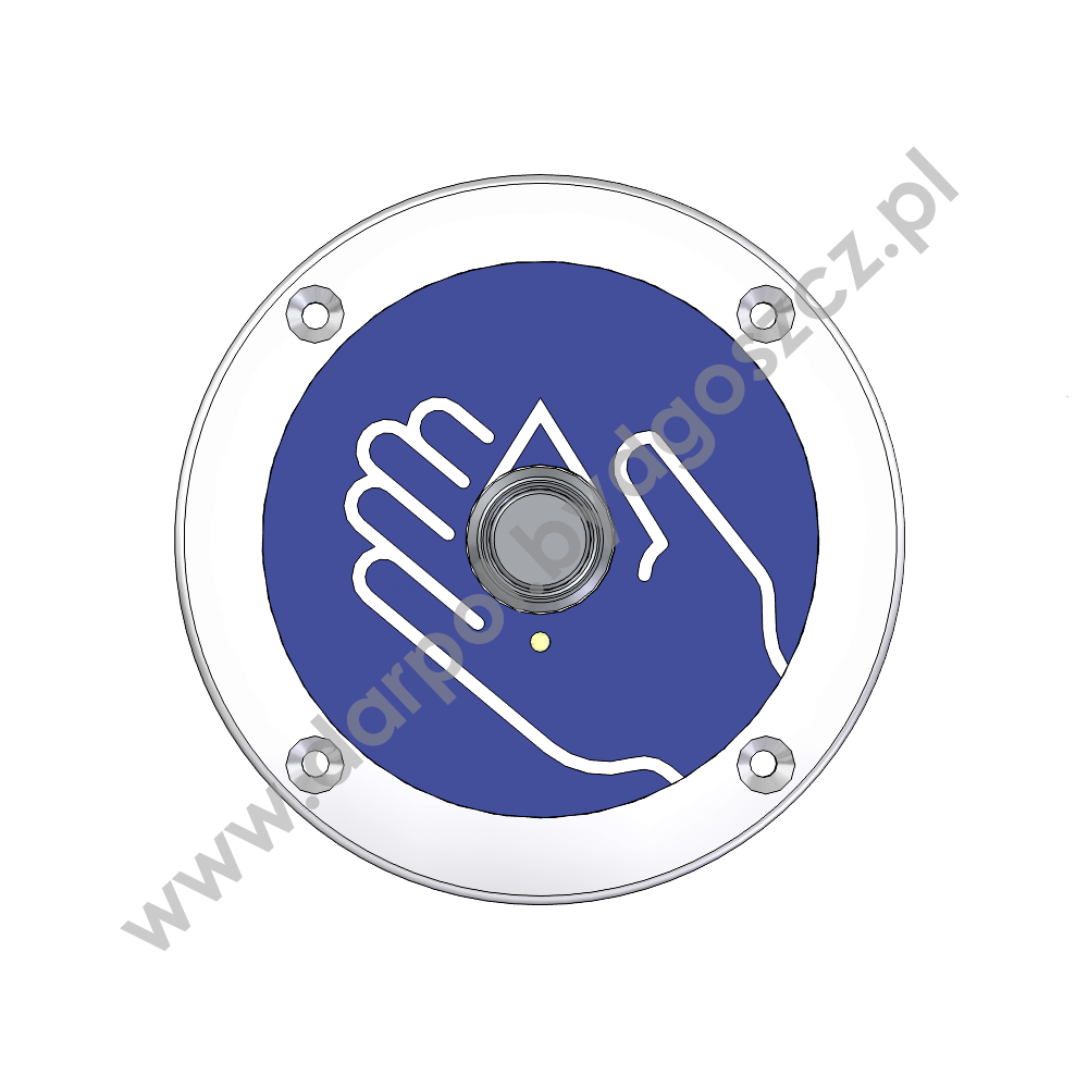 Przycisk przekaźnik czasowy do wody okrągły DL-30-011-03