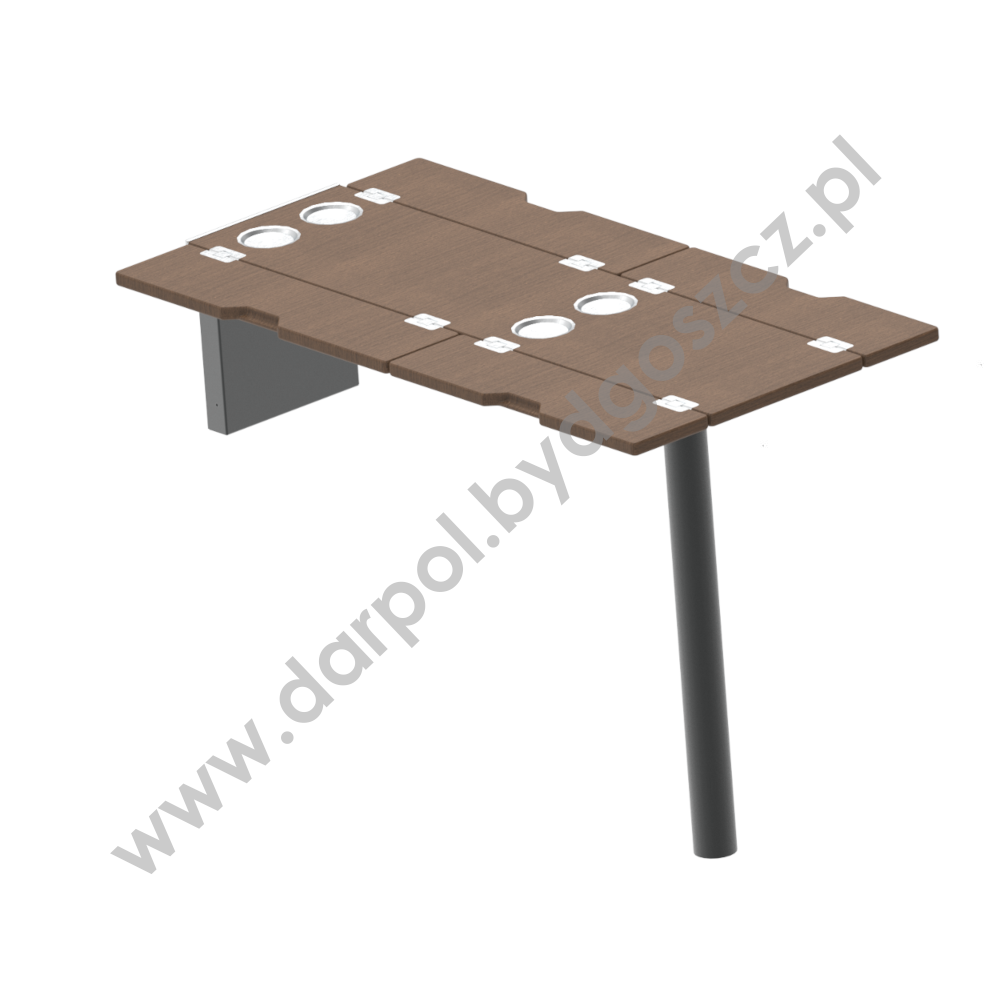 Stolik czteroosobowy rozkładany DL-39-016-24 Stolik czteroosobowy rozkładany DL-39-016-24