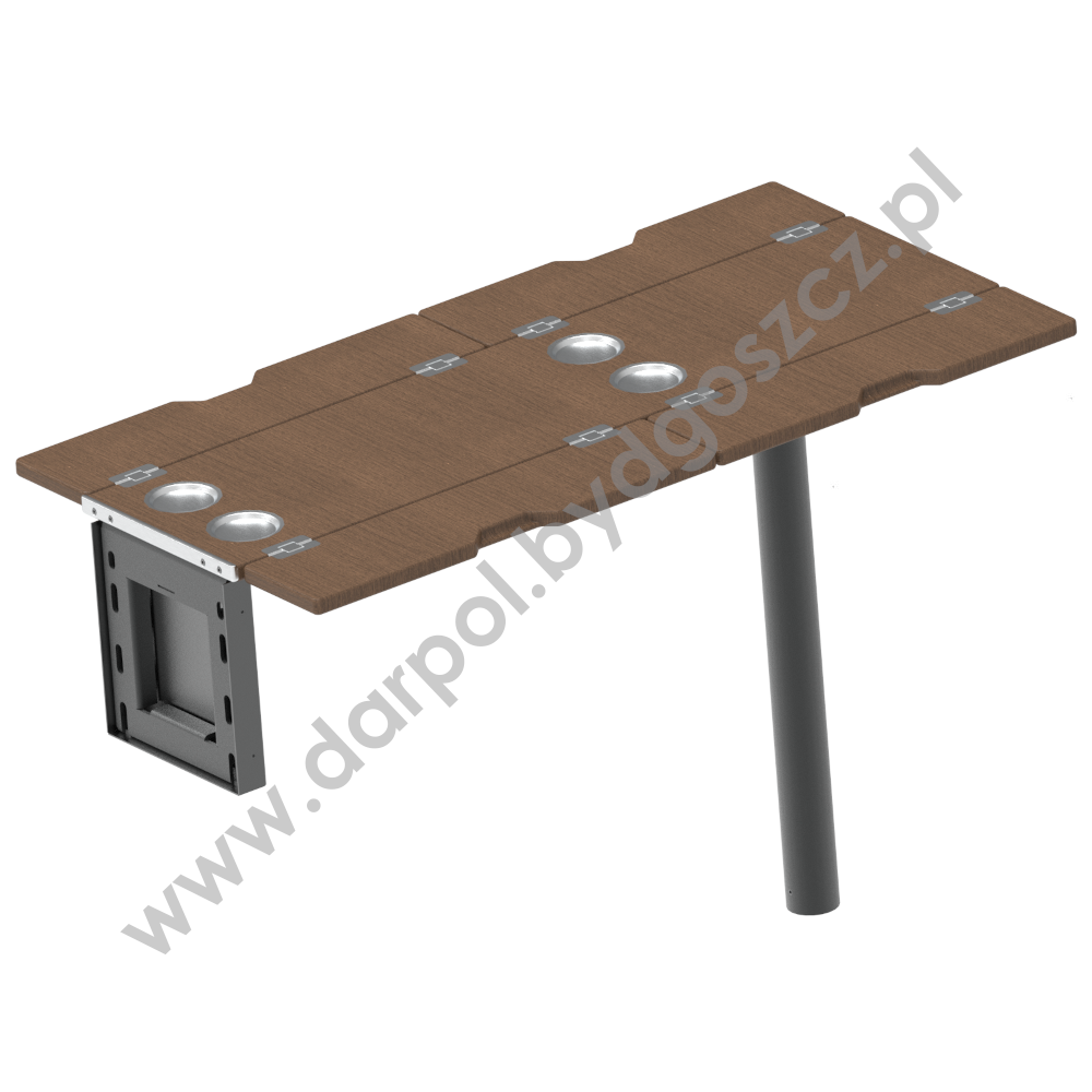 Stolik czteroosobowy rozkładany DL-39-016-24 Stolik czteroosobowy rozkładany DL-39-016-24