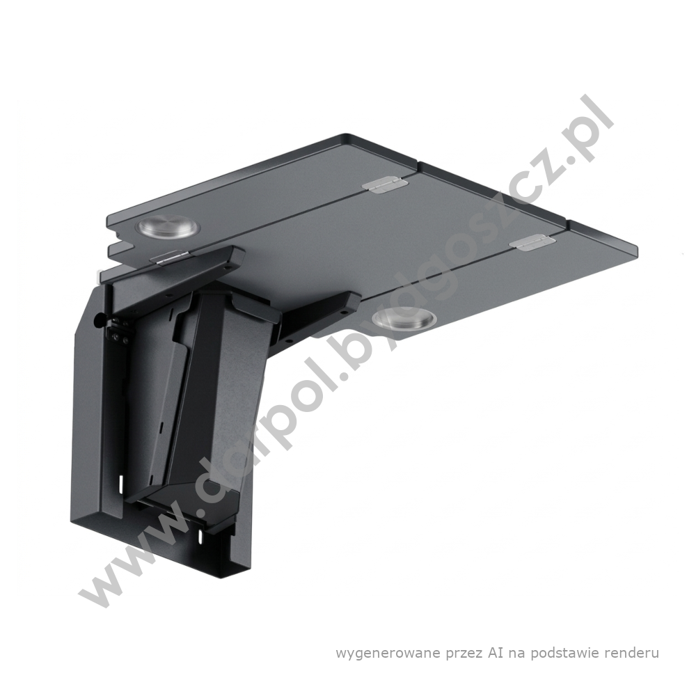 Stolik rozkładany dla wózków inwalidzkich 2-klasa z śmietniczką DL-39-016-04 Stolik rozkładany dla wózków inwalidzkich 2-klasa z śmietniczką DL-39-016-04