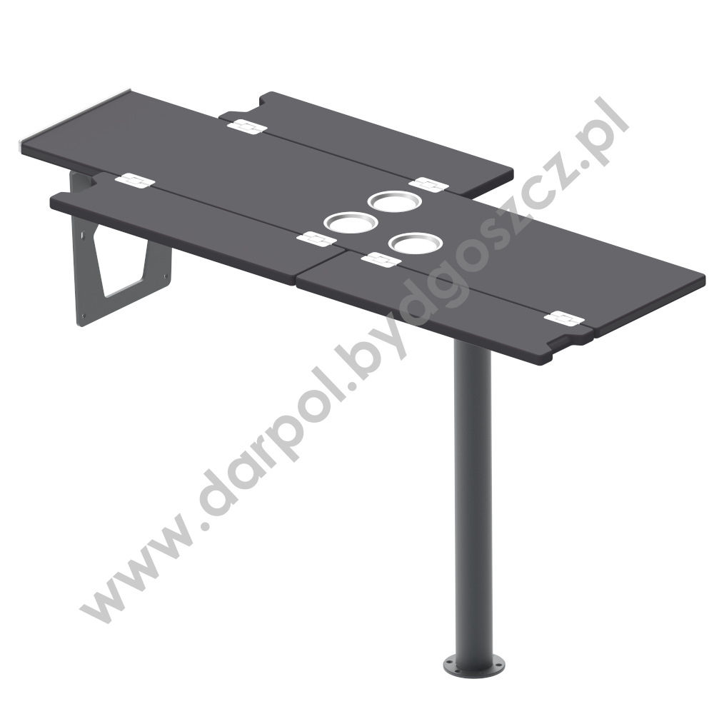 Stolik trójosobowy rozkładany DL-39-017-00