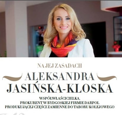 Sukces Aleksandra Jasińska-Kloska Darpol