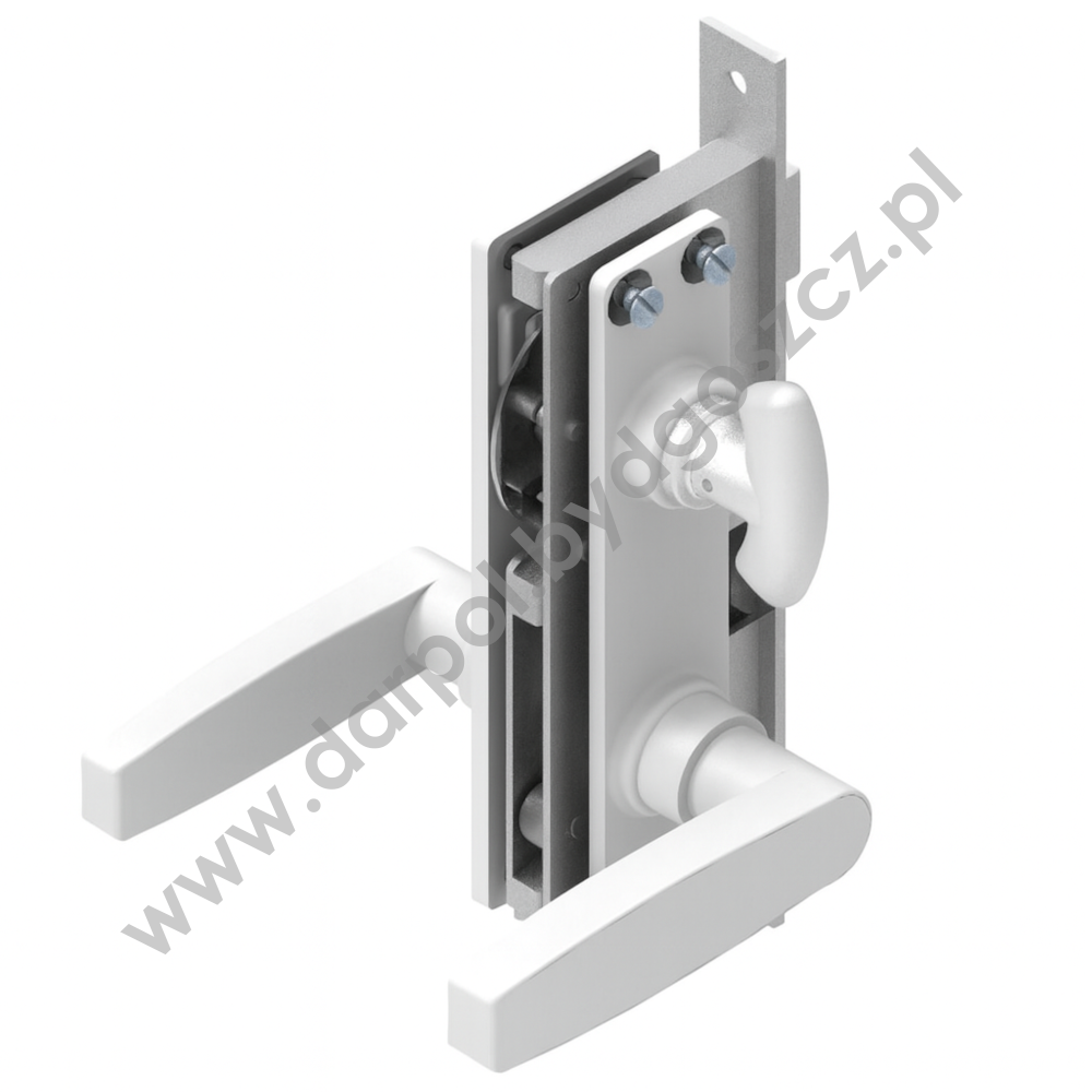 Zamek drzwi wc lewy z prostym czołem DL-O 13 008-01