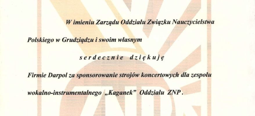 Darpol sponsorem zespołu Kaganek